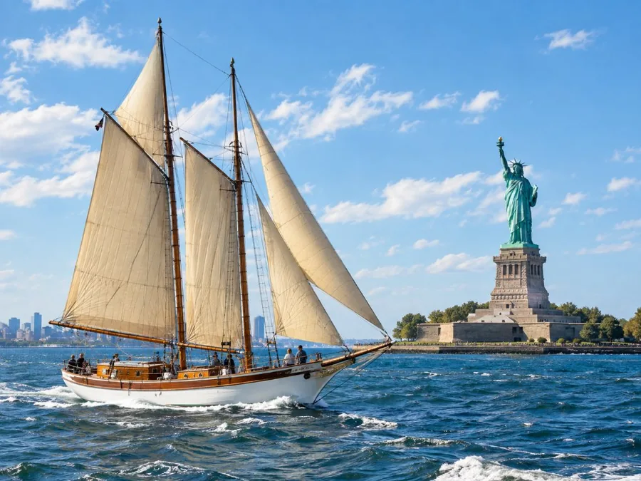 Statue of Liberty Day Sail with Onboard Bar